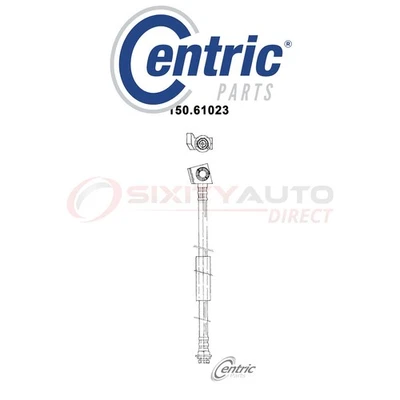 Centric Brake Hydraulic Hose for 1980-1994 Mercury Grand Marquis 4.2L 4.6L jv - Imagem 1 de 4