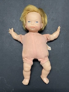 Muñeca rubia pulgarcita recién nacida ideal vintage 1967 cuerda de tirar - Imagen 1 de 17