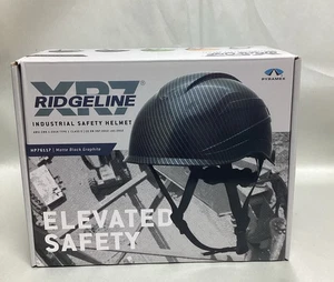 Casco cappello rigido sicurezza costruzione roccia albero arrampicata grafite nero HP76117 - Foto 1 di 6