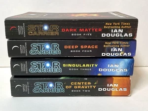 Star Carrier Series Books 2,3,4,5 by Ian Douglas Gravity Space Matter PB Lot 4 - Picture 1 of 12