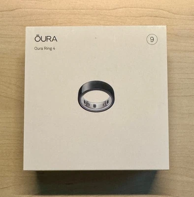 Anillo Oura Gen 4 Negro Talla 9 [NUEVO PRECINTADO EN CAJA] [Envío Rápido] Foto 1 de 4