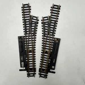 ATLAS HO SCALE BRASS SNAP SWITCH LEFT & RIGHT 9" WITH REMOTES - LOT OF 2 - Picture 1 of 14