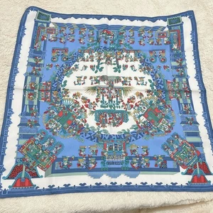 HERMES Schal 90 Seide 100 Himmel und Sonne - Bild 1 von 7