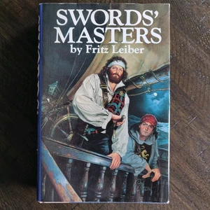 Vintage Swords' Masters by Fritz Leiber Hard Cover Book Dust Jacket Fantasy - Picture 1 of 7