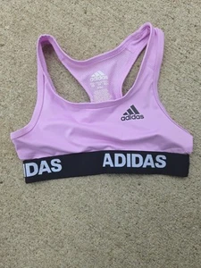 Adidas Girls' Sports Bra Purple Size Youth XS - Picture 1 of 3