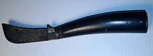 SIMMONS HARDWARE CO. HAWKBILL FOLDING KNIFE WOOD HANDLE USA - Picture 1 of 12