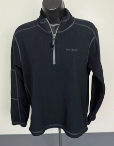 Marmot Sweater Boy's XL Black 1/4 Zip Pullover Long Sleeve - Picture 1 of 7