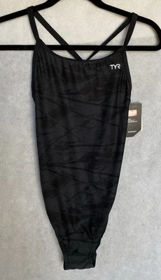 Traje de baño de una pieza TYR Canopy DuraFast Lite DiamondFit negro gris 34/36/38/40 Foto 1 de 4