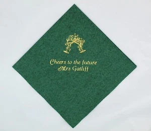 150 personalized beverage napkins graduation  wedding baby shower birthday - Picture 1 of 9