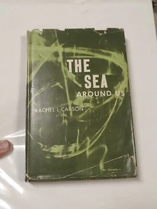 THE SEA AROUND US Rachel Carson Vintage 1951 Oxford Press HC Eight Printing - Picture 1 of 8