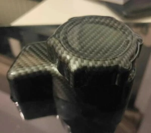 Ford Focus mk2 RS ST power steering bottle and cap cover ABS carbon fibre effect - Picture 1 of 10