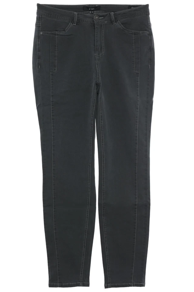 X Two Vi Jeans Hose Pants Damen Stretch Denim Slim Fit Grau Größe 46 54 58 - Bild 1 von 1