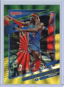 2021-22 Donruss Shai Gilgeous-Alexander verde giallo parallelo!! OKC Thunder!! - Foto 1 di 2