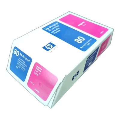 Genuine HP 80 Magenta 350ml Ink Cartridge C4847A DesignJet 1055cm 1000 1050C - Image 1 of 3