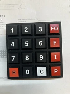 FLEX KEY CORP AUTOVON COMM DIAL PAD *NS* MILITARY SURPLUS - Picture 1 of 3