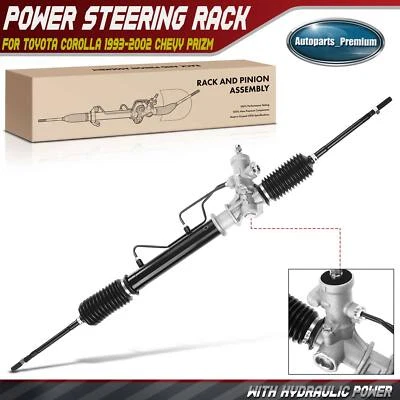 Conjunto de cremallera y piñón de dirección asistida para Toyota Corolla 1993-2002 Chevy Prizm Foto 1 de 4
