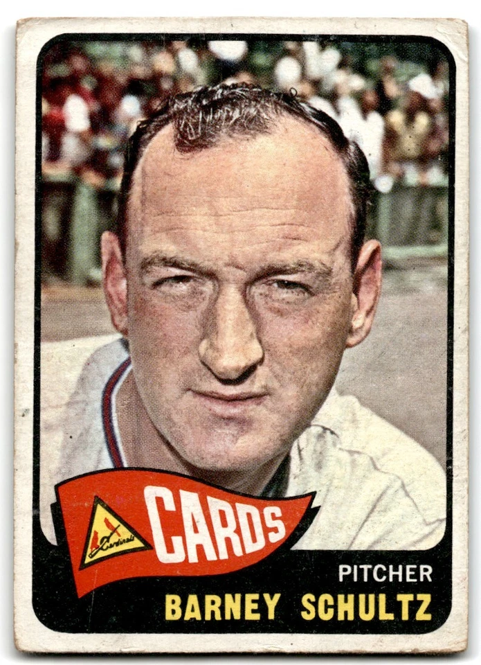 1965 Topps Barney Schultz Baseball Cards #28 - Image 1 of 2