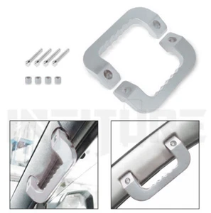 2x Door Armrest Grap Handrail Cover Aluminum Alloy For Nissan Handle 350 E26 - Picture 1 of 7