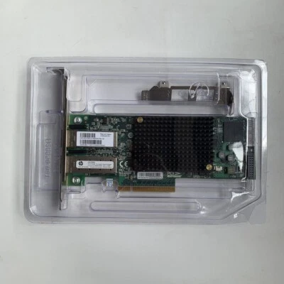 NEW HP StorageWorks CN1000E Dual Port Converged Network Card 595325-001 Adapter - Image 1 of 4