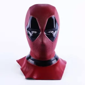 Cosplay High Quality Deadpool Full Face Latex Mask - Picture 1 of 3