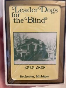 Gemaco Poker 1939-1999 Leader Dogs for the Blind Deck Playing Cards Rochester MI