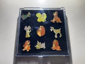 Disney Pro Pin 9er Set „Susi und Strolch“, Gebraucht/neuwertig - Bild 1 von 2