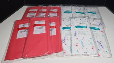 Lot Of 12 Vintage Hallmark Tissue Paper Packs 6 solid 6 party - Image 1 of 4