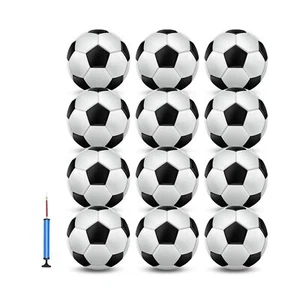 12 Pack Classic Soccer Balls Size 3/4/5 Inflatable with Pump for Kids,Youth a... - Picture 1 of 6
