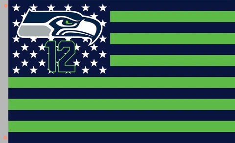 Seattle Seahawks Football Team Memorable US Flag 90x150cm 3x5ft best banner 12 Cover