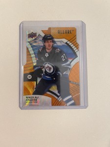 Nikolaj Ehlers 2021-22 UD Allure #91 Orange Slice Die-Cut - Winnipeg Jets