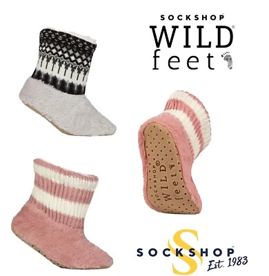 Calcetines para mujer, 1 par talla 4-8 cálidos mullidos acogedores - SOCKSHOP Wildfeet Foto 1 de 4