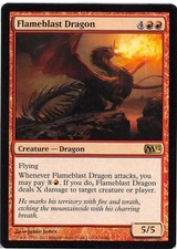 Flameblast Dragon *Rare* Magic MtG x1 M12 SP