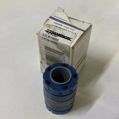 Thomas Danaher Motion SSEM16WW Self Aligning Linear Ball Bearing 16mm Diameter - Image 1 of 3