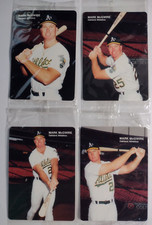 1989 MOTHERS COOKIES OAKLAND ATHLETICS  MARK MCGWIRE 4 CARD ORIGINAL SEALED