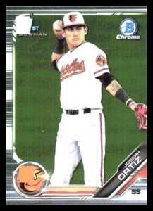 2019 Bowman Chrome Draft Joseph Ortiz   BDC-23 Baltimore Orioles