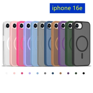 COVER CUSTODIA MAGSAFE MAGNETICA PER APPLE iphone 16e - Foto 1 di 21