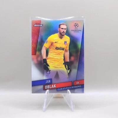 2019-20 Finest UEFA Champions League Jan Oblak Refractors #73 Atletico De Madrid - Image 1 of 2