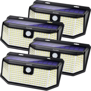 Solar Motion Sensor Lights, LED Solar Lights, Outdoor 2500LM Waterproof Sensor - Picture 1 of 7