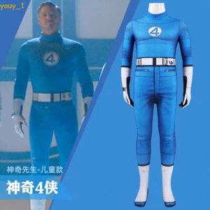 The Fantastic Four First Steps Mister Fantastic Cosplay Costume Jumpsuit - Picture 1 of 13