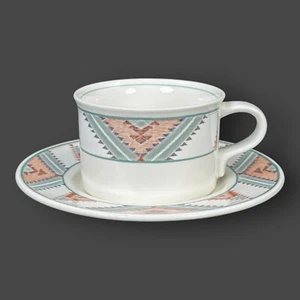 MIKASA Intaglio Santa Fe Coffee Cup & Saucer - Picture 1 of 10