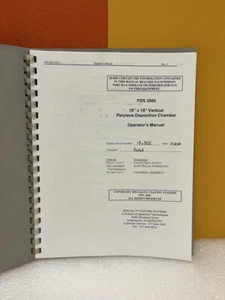 Specialty Coating Systems PDS 2060 18' x 15' Parylene Deposition Chamber Manual - Picture 1 of 2
