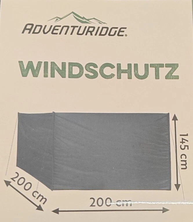 Windschutz Sonnenschutz 400 x 145 cm Sichtschutz Camping /Garten Terasse Markise - Bild 1 von 3
