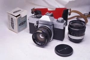 Praktica LTL 35 mm SLR Pentcon Germany M42 + 50 mm + 35 mm Objektive - Bild 1 von 13