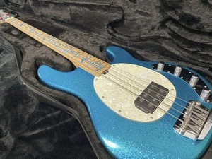 Sterling by Musicman RAY34 Blue Sparkle Safe Packing! - Picture 1 of 11