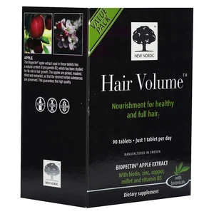 New Nordic, Haarvolumen, 90 Tabletten, Ablaufdatum: 10/2027 - Bild 1 von 2