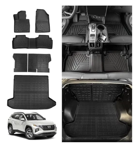 Floor Mats Compatible with 2022 2023 2024 2025 Hyundai Tucson Upgrade Cargo Mat - Picture 1 of 11