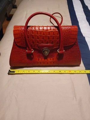 Bolso de mano BRAHMAN rojo de dos asas con correa para el hombro Foto 1 de 4