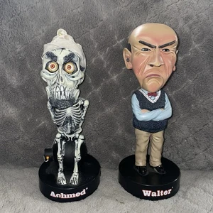 Achmed & Walter Jeff Dunham Puppet Talking Head Knocker Bobblehead TESTED WORKS - Picture 1 of 10