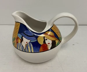 Sango Cafe Paris Creamer #4914 , Women in Hats 1994 - Picture 1 of 5