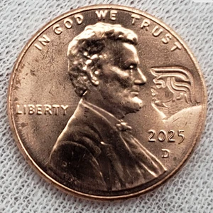 2025 President Donald Trump MAGA Lincoln Cent Penny Counterstamp Lucky Coin! - Picture 1 of 8